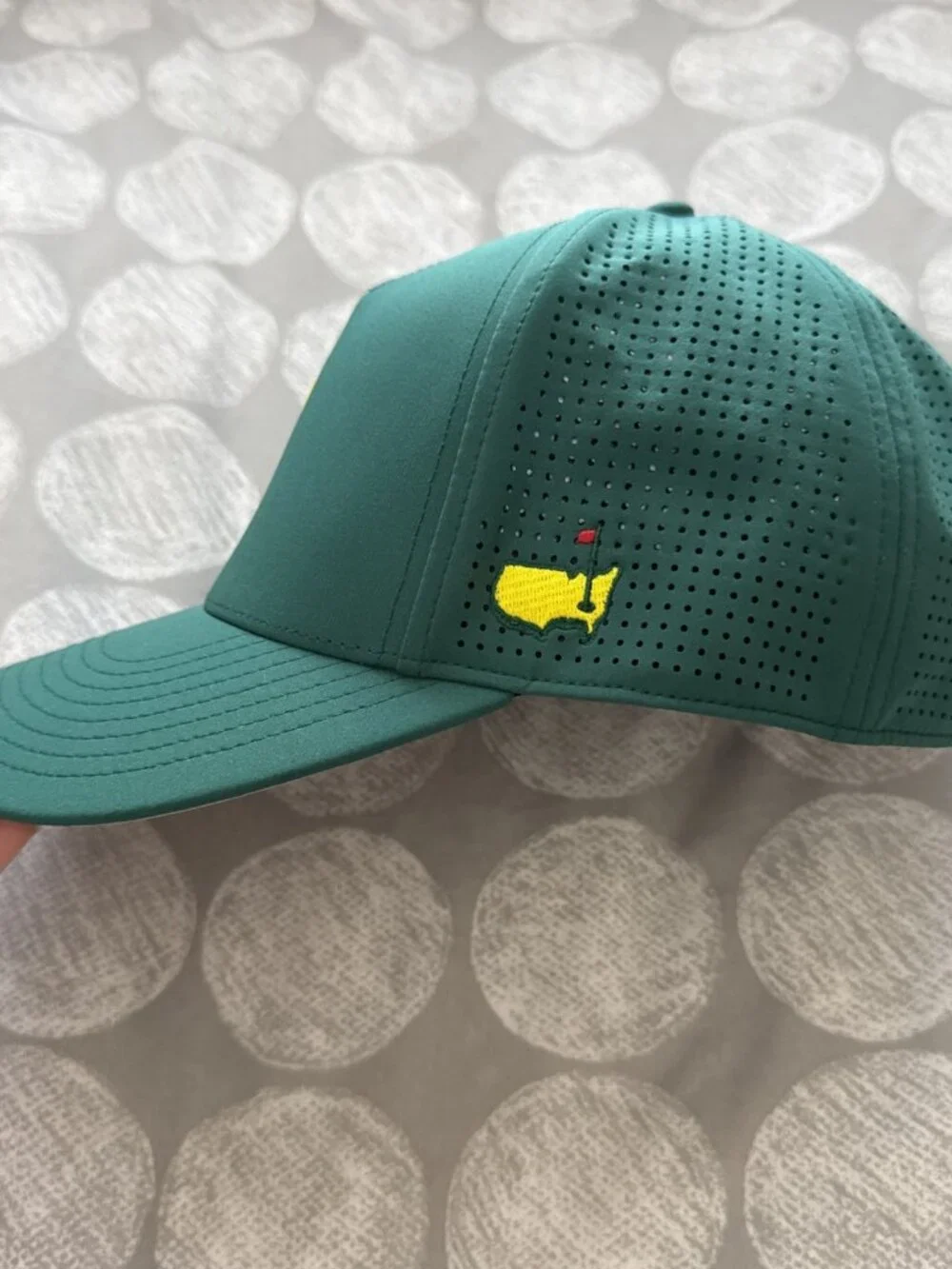Masters American Needle Augusta National Golf Flag Pin Green Adjustable Hat Cap